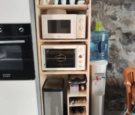 meubles pour four en pin massif sur mesure
